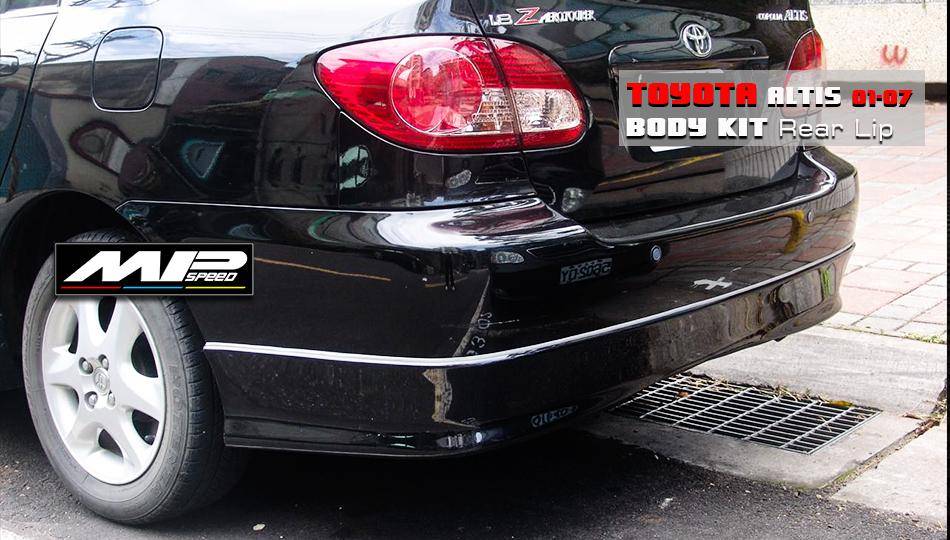 2001-2007 Toyota Altis Z Style Rear Lip