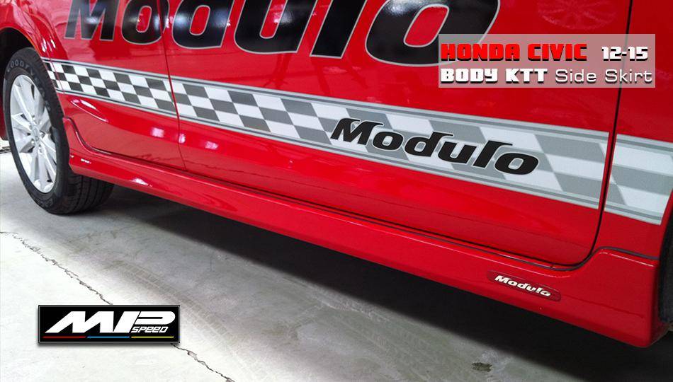 2012-2015 Civic 4D OEM Side Skirt (L+R)-JP/US