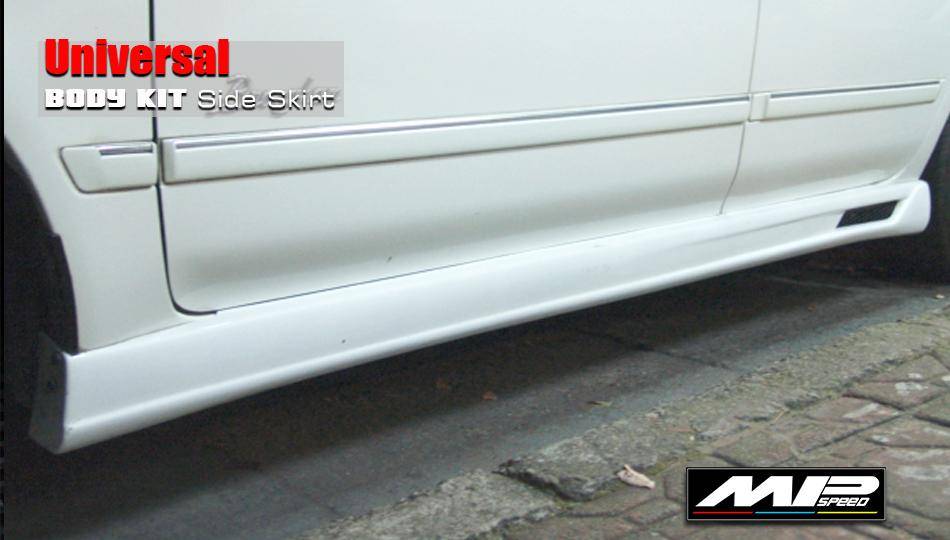 Universal Aero Side Skirts (L+R) 204cm Convex 3cm