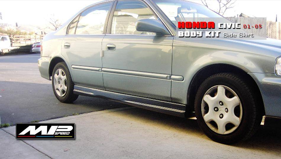 2001-2005 Civic 2/4D MU Style Side Skirt (L+R)