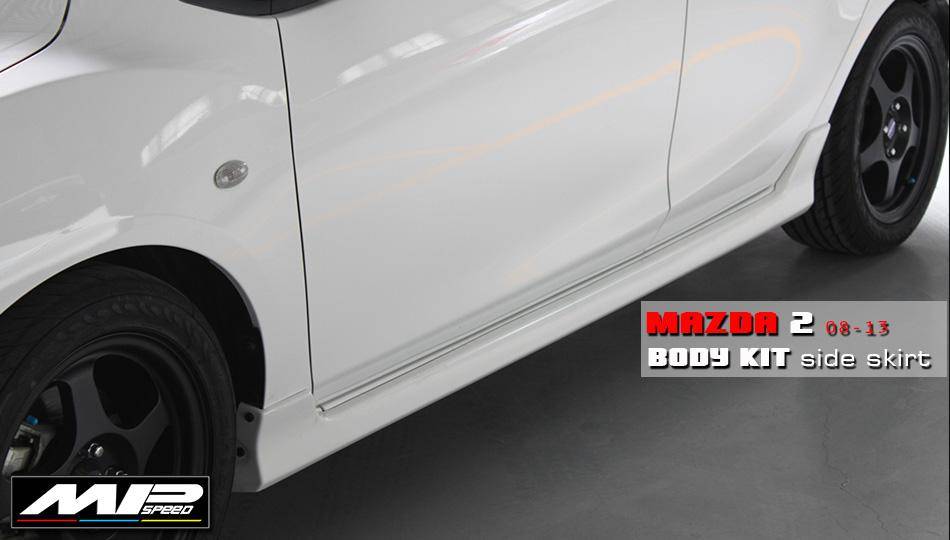 2008-2012 Mazda 2 OEM Style Side Skirt (2PCS)