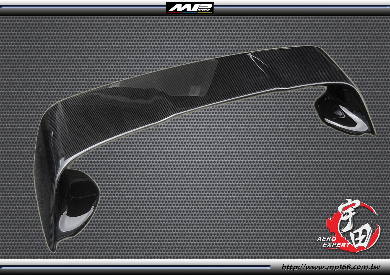 2008-2015 Mitsubishi EVO 10 Style Spoiler-Carbon of Single Side