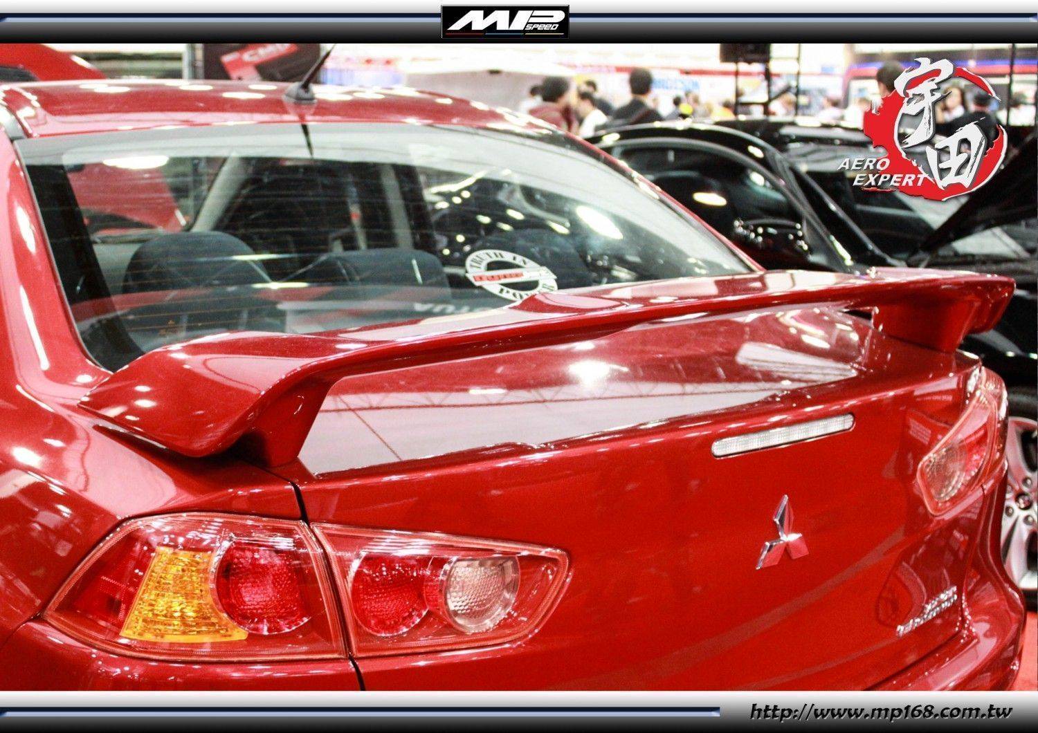 2008-2012 MITSUBISHI 三菱 FORTIS ㄇ型尾翼-素材 ABS