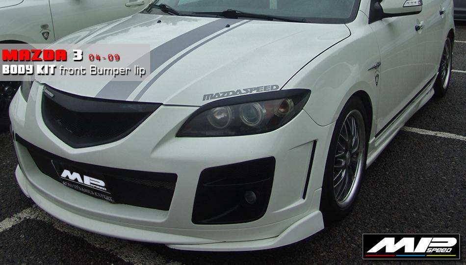 Universal AE Style Front Lip Spoiler(2PCS/SET) (3D Carbon Look)