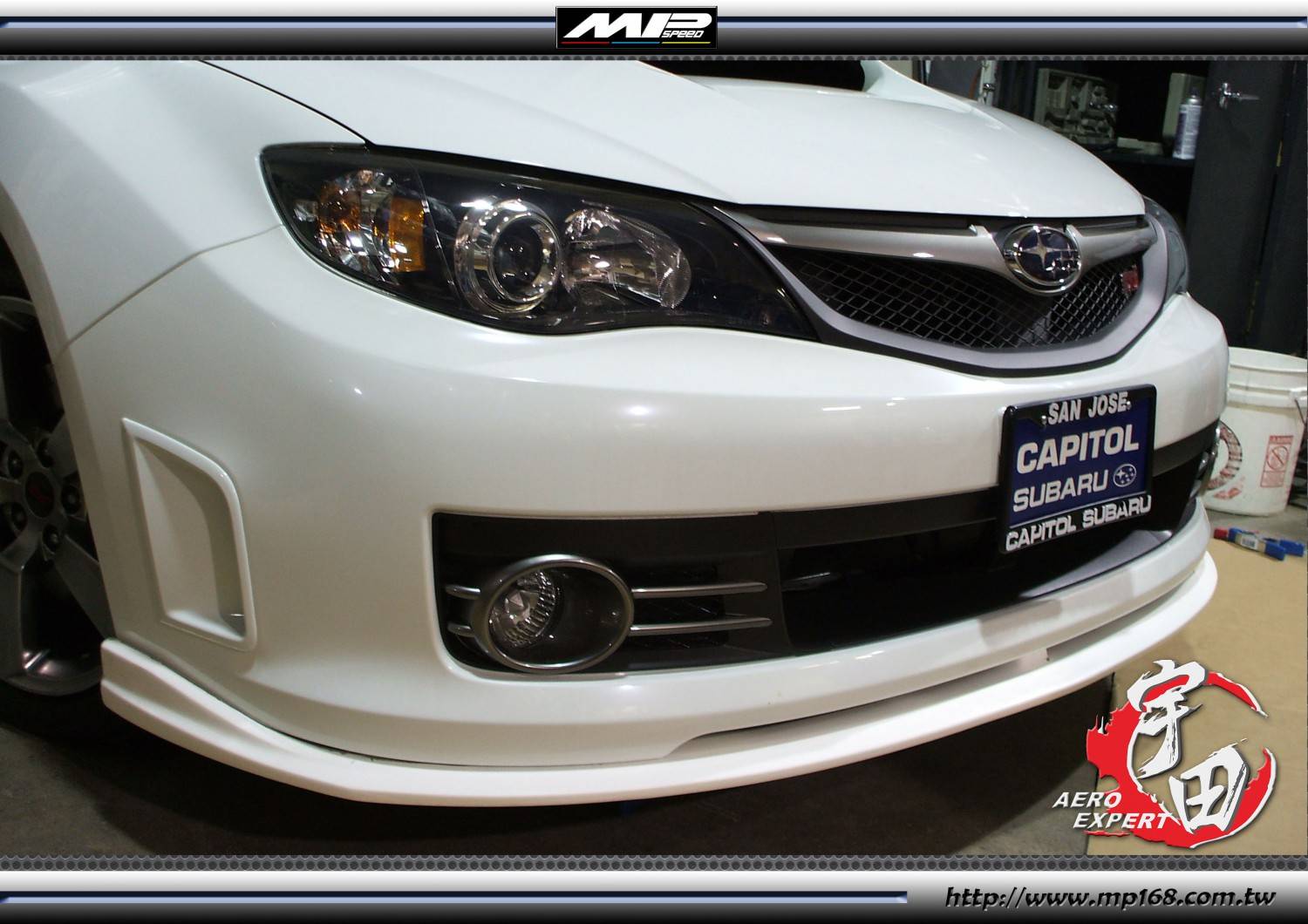 2008-2010  STI CS款 5D 前下巴PU