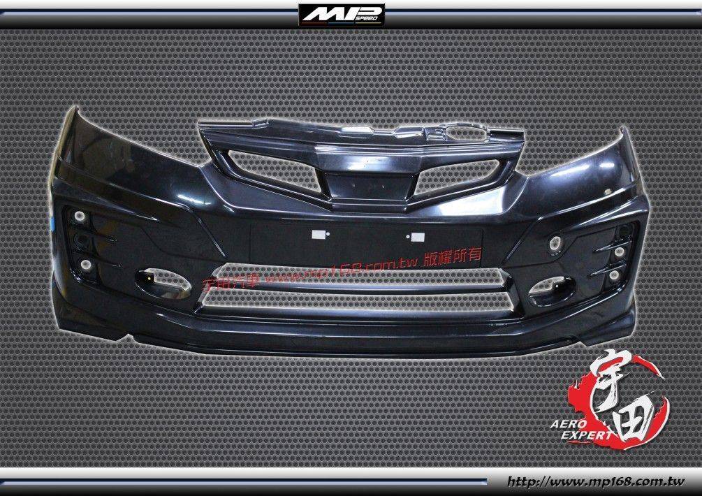 2012-2013 HONDA FIT 本田 FIT RS前保桿+日行燈+鋁網 總成