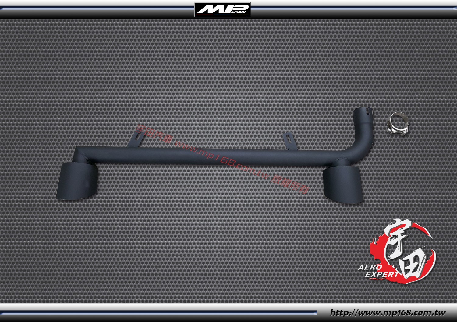 2021-2022 HONDA FIT 本田 T-R款 排氣管套件組-雙邊單出