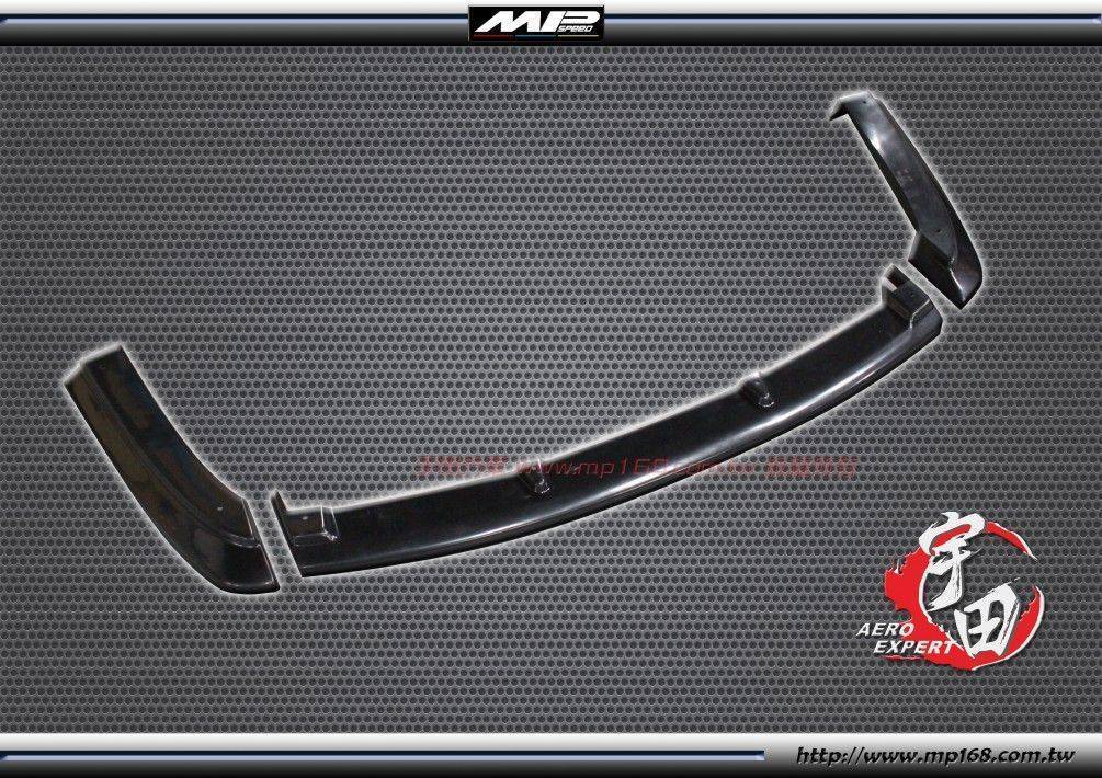 2010-2014 Mazda 3 馬自達 3 4D 後下巴三片式定風翼(雙管)