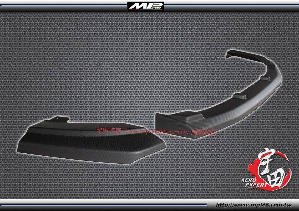 2010-2014 Mazda 3 馬自達 3 4D MP款後下兩片式定風翼<br>單管-AC紋路