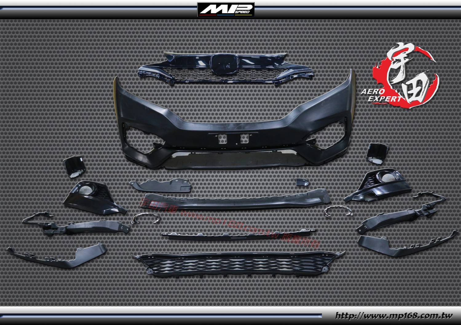 2014-2020 HONDA FIT 本田 FIT 日規 RS 前保桿-PP