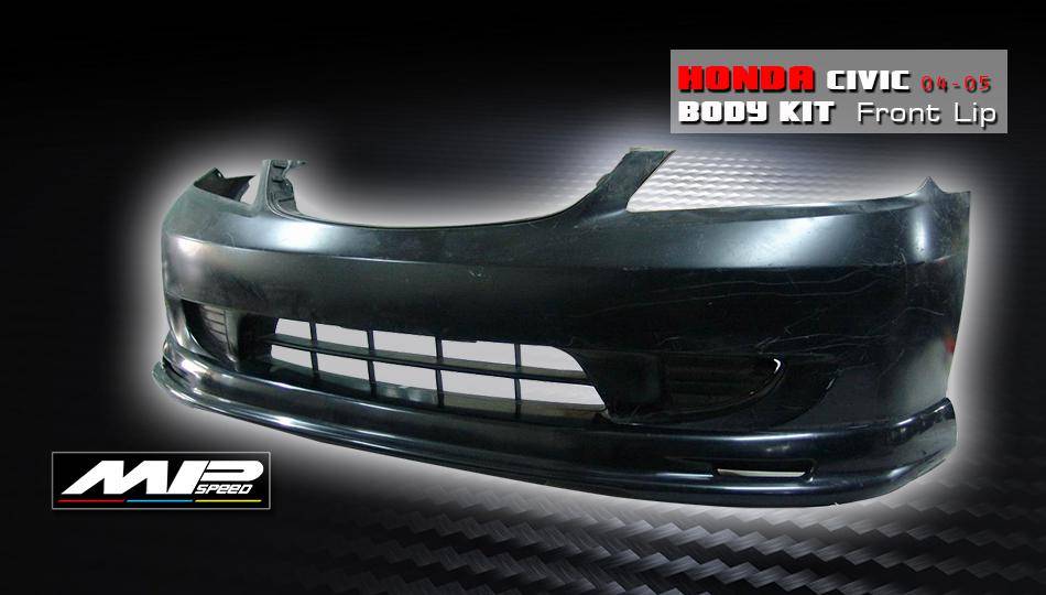 2004-2005 Civic 4D MU Style Front Lip