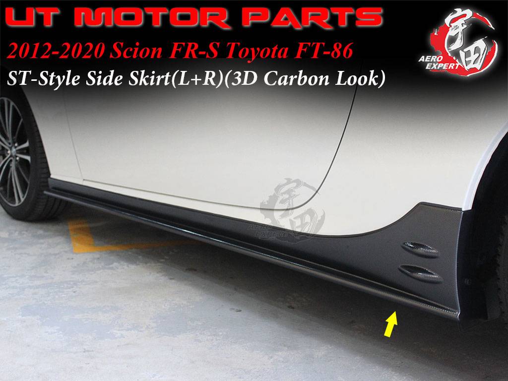 2012-2021 Scion FR-S / Toyota FT-86 ST-Style Side Skirt(L+R)(Textured)