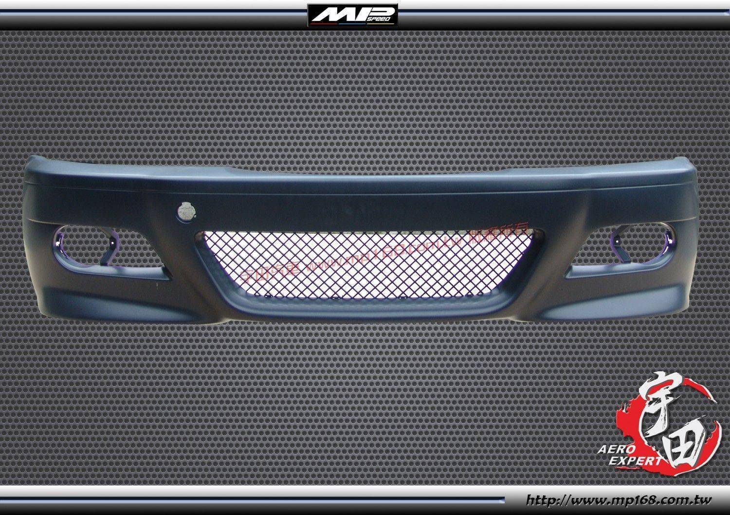 98-06 E46  M3  4D前保桿含塑膠網 PP