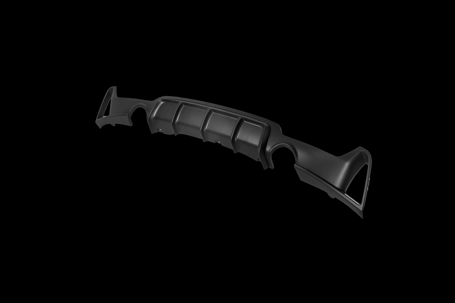 thumbnail image 2 of Gloss Black Rear Diffuser For BMW 4 Series F32 F33 F36 (2014-2020) M Sport – ABS Performance Lip 2 of 4