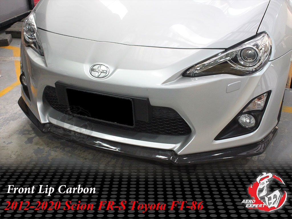 2012-2016 Toyota 86 / Scion FR-S 86 CS Style Front Lip-Carbon