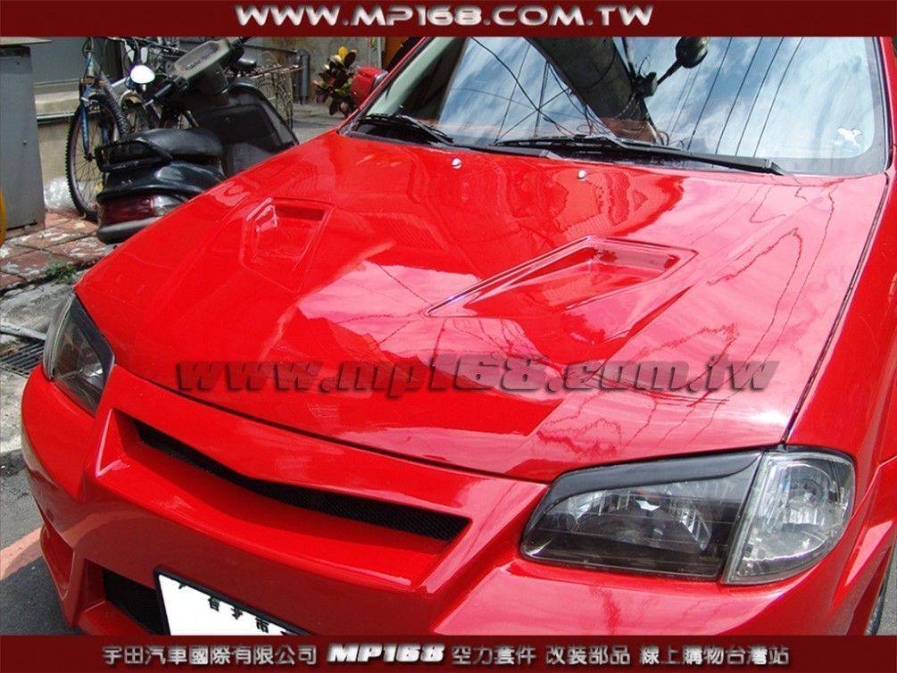 1999-2001 323 / TIERRA 4/5D 燈眉-美規 (2PCS) ABS