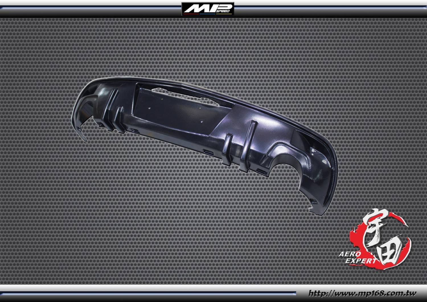 2013-2014 Mazda 3 馬自達 3 5D MP后飾板-雙管 AC