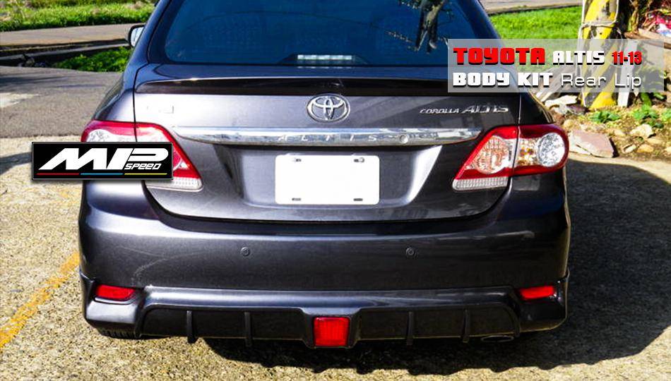 2011-2013 Toyota Altis R Style Rear Lip