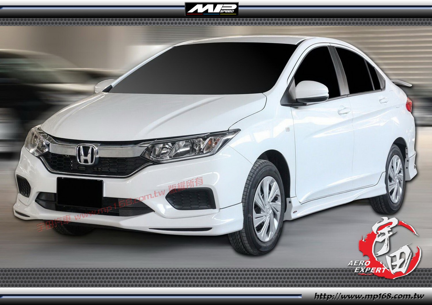 2017-2020 Honda  City MO Style Front Lip