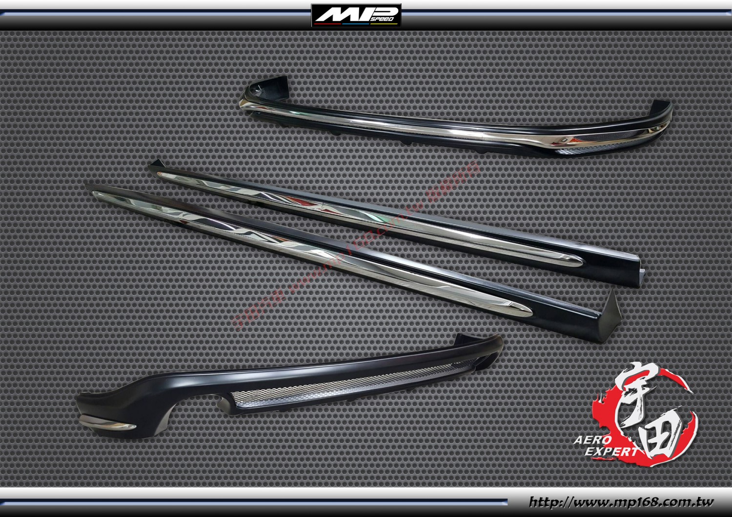 2019-2022 Mazda CX-30 馬自達 CX-30 OE款前中包+側裙+後中包  亮黑 ABS