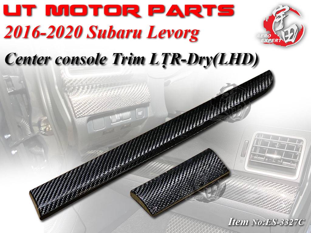 2015-2020 Levorg Center console Trim L+R-Dry Carbon Fiber