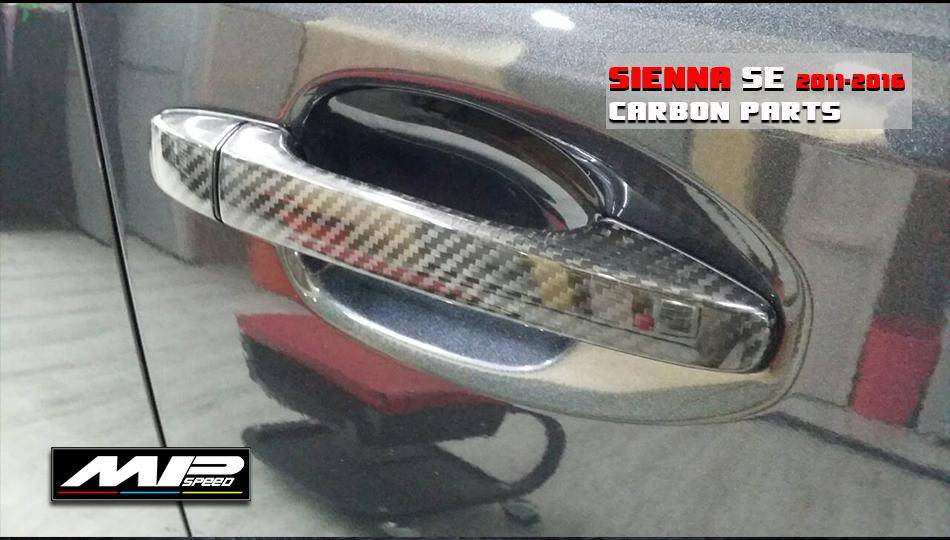 2011-2020 Sienna Door Handle (8PCS) Dry Carbon-JP/US Spec.