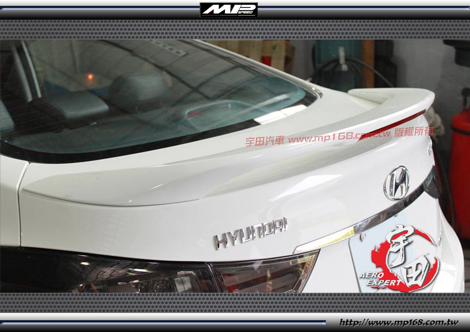 2012-2014 Hyundai Elantra OE Style Spoiler+LED