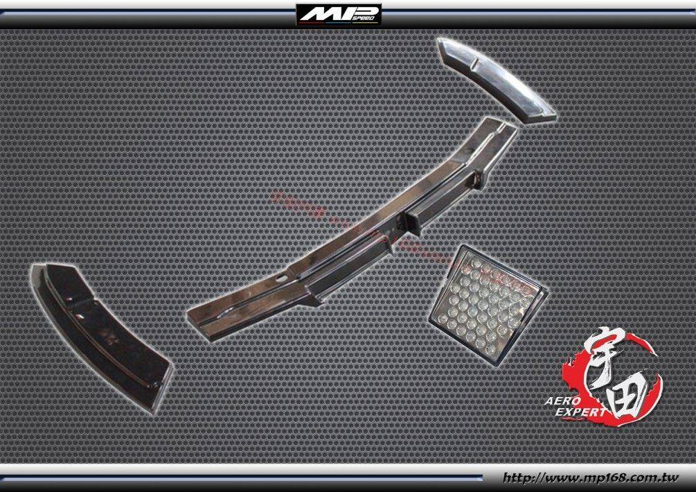 2010-2012 Mazda 3 馬自達 3 5D K款三片式後下定風翼+LED 2010-2012 Mazda 3 馬自達 3 5D K款三片式後下定風翼+LED