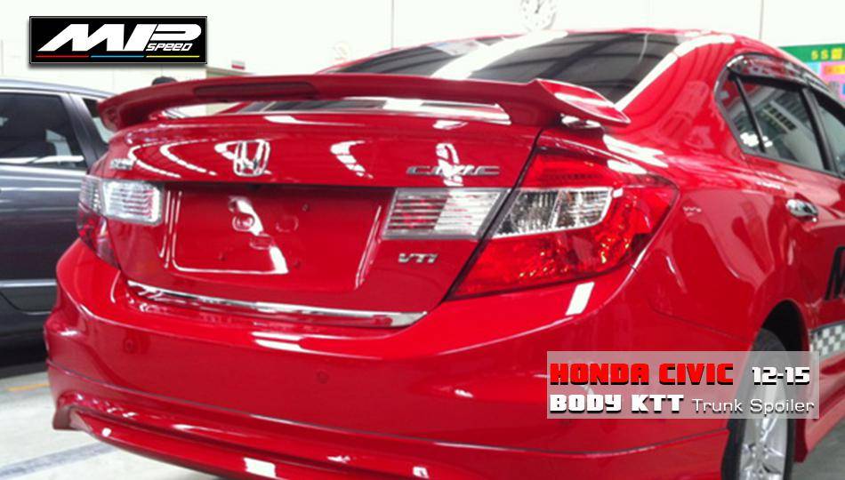 2012-2015 Civic 4D OEM Spoiler+LED