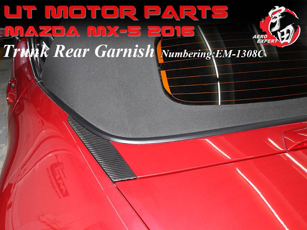 2016-UP Mazda Miata MX5 Trunk Rear Garnish