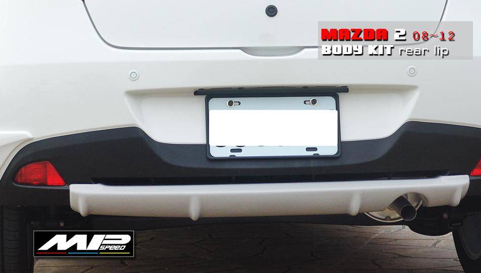 2008-2012 Mazda 2 Rear Lip