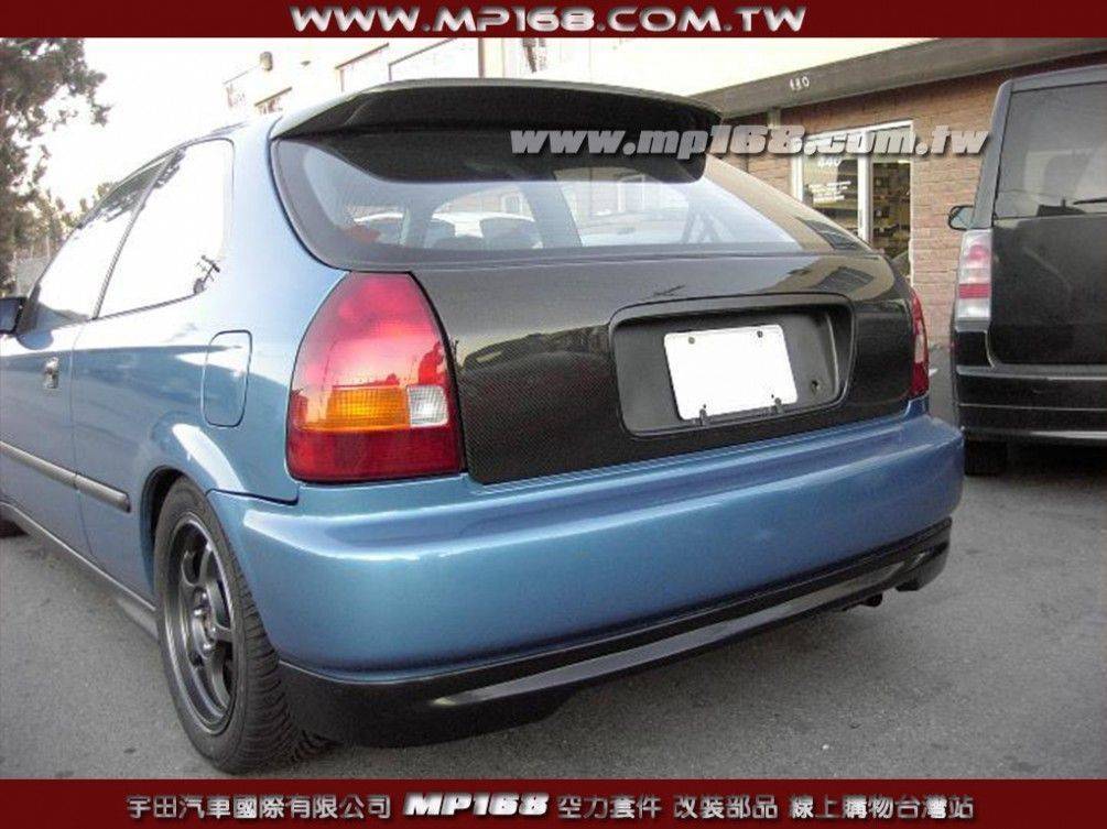 1992-1995 CIVIC K6 EG 3門  SP尾翼-FRP(底漆) 1992-1995 CIVIC K6 EG 3門  SP尾翼-FRP(底漆)