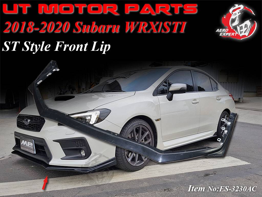 2018-2020 Subaru WRX ST Style Front Lip (Textured) 2018-2020 Subaru WRX ST Style Front Lip (Textured)