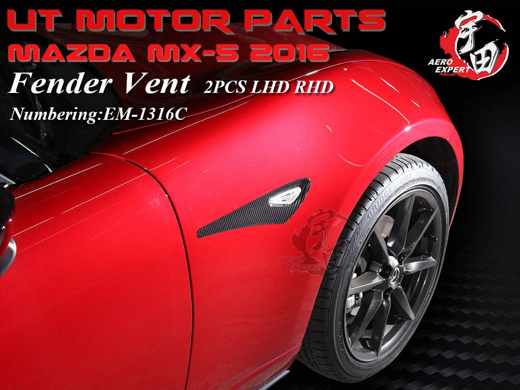 2016-UP Mazda Miata MX5 Fender Vent