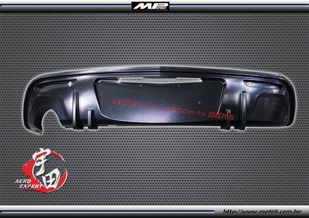 2010-2012 Mazda 3 馬自達 3 5D MP后飾板-雙管 AC紋路 2010-2012 Mazda 3 馬自達 3 5D MP后飾板-雙管 AC紋路