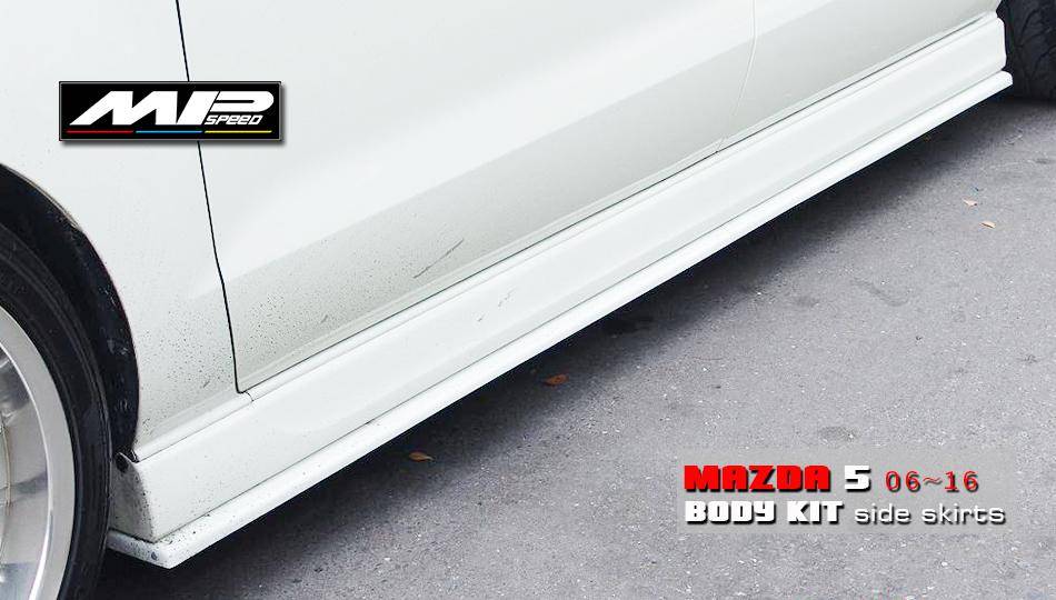 2006-2011 Mazda 5 AE Style Side Skirt Spoiler (L+R)