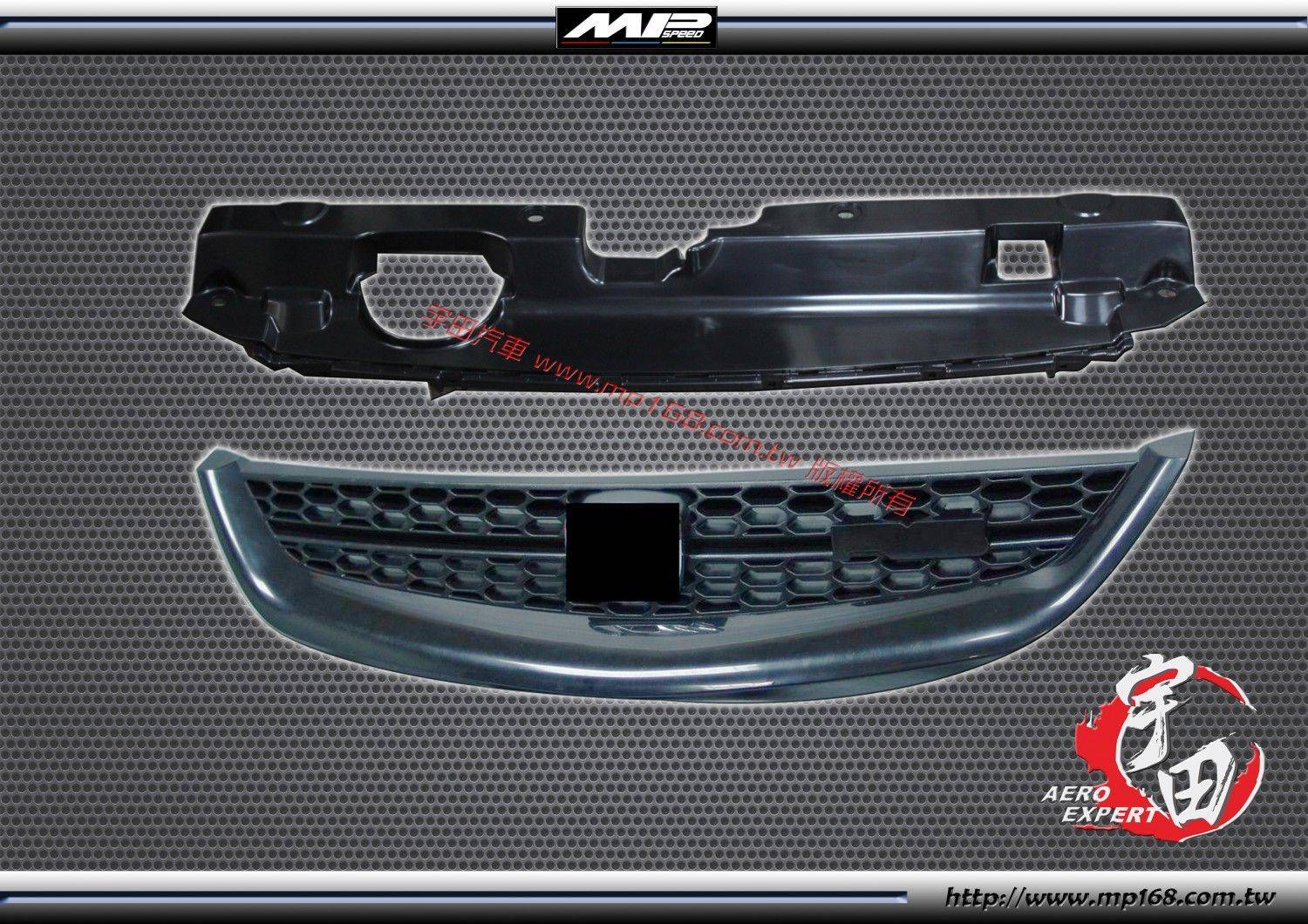 2001-2003 CIVIC K10 ES 2/4門蜂巢網水箱罩+集風罩 2001-2003 CIVIC K10 ES 2/4門蜂巢網水箱罩+集風罩