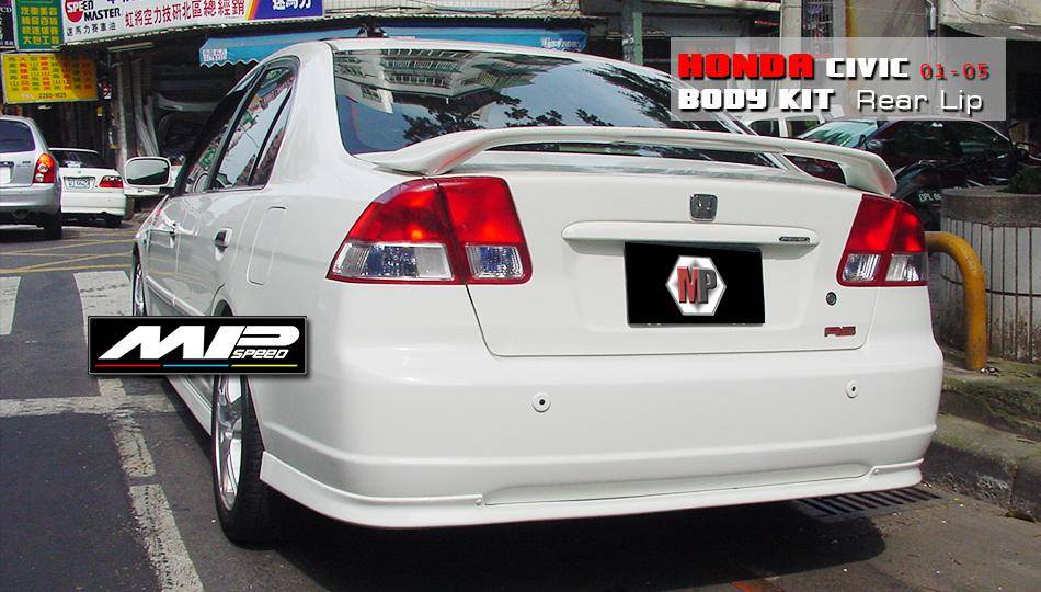 2001-2005 Civic 4D JDM Rear Lip