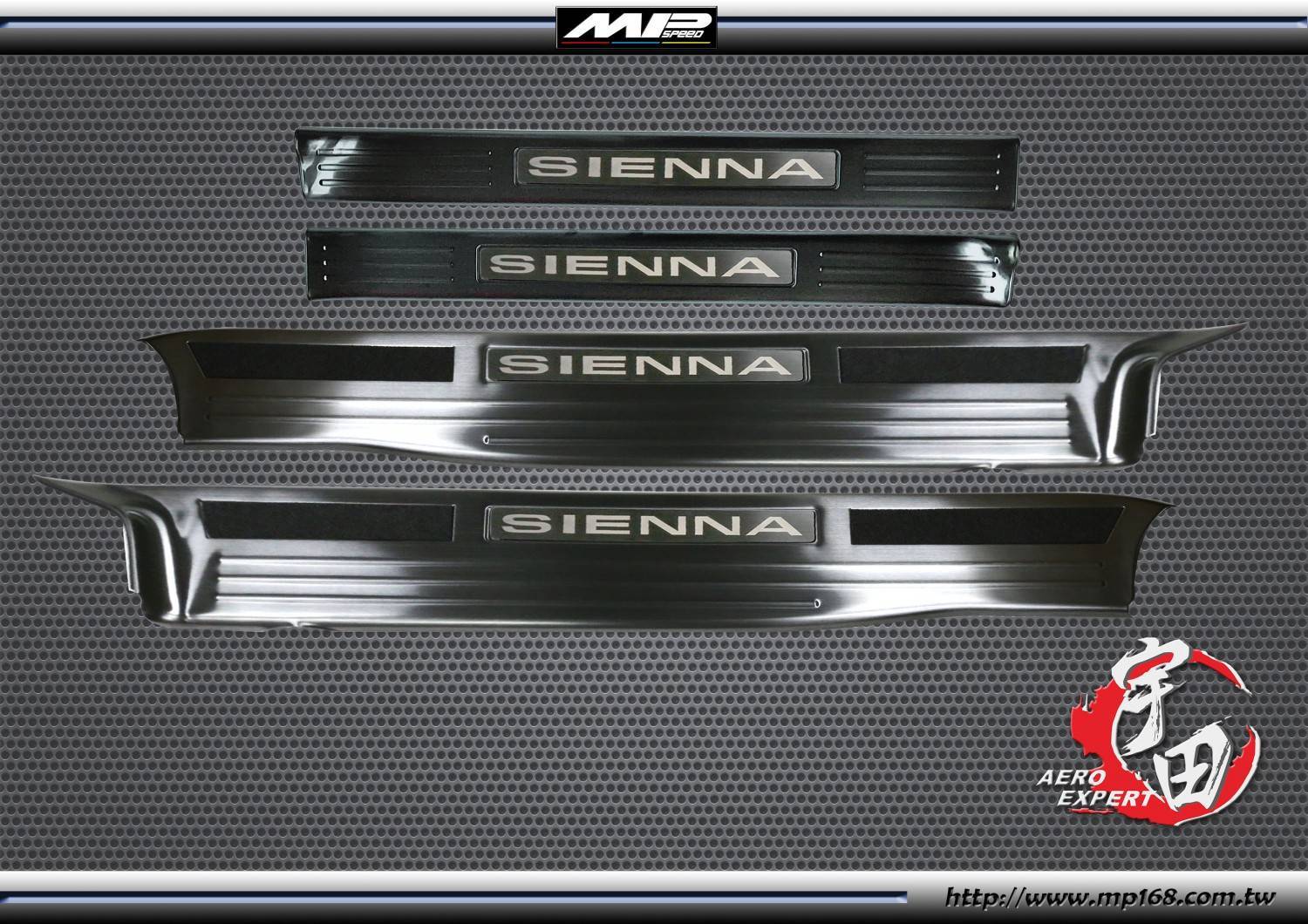 2011-2014 TOYOTA 豐田 SIENNA迎賓踏板 黑鈦拉絲 2011-2014 TOYOTA 豐田 SIENNA迎賓踏板 黑鈦拉絲