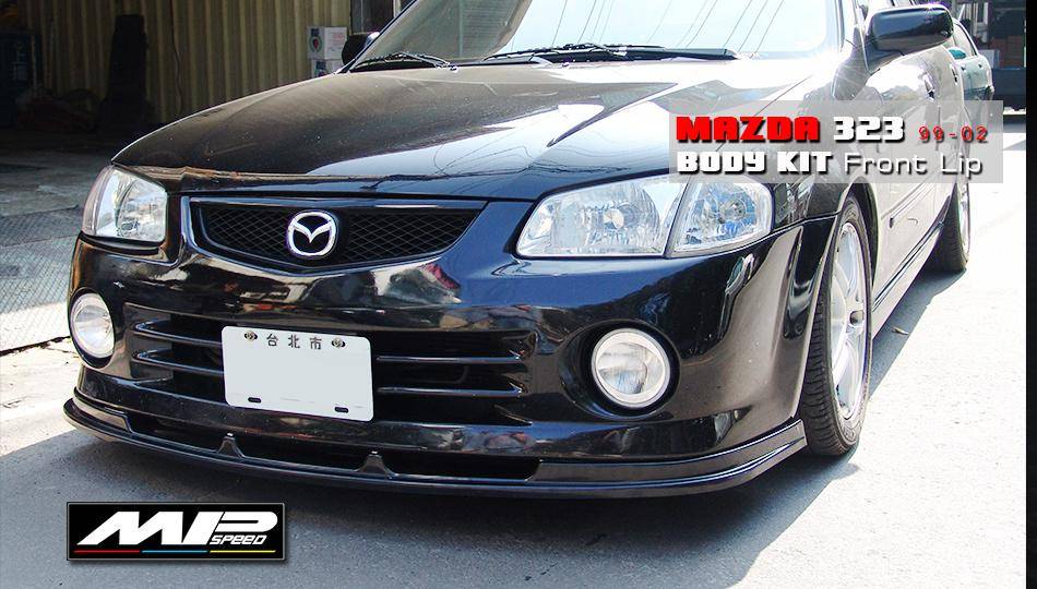 1999-2002 Mazda 323 Front Lip Wing-Round Light
