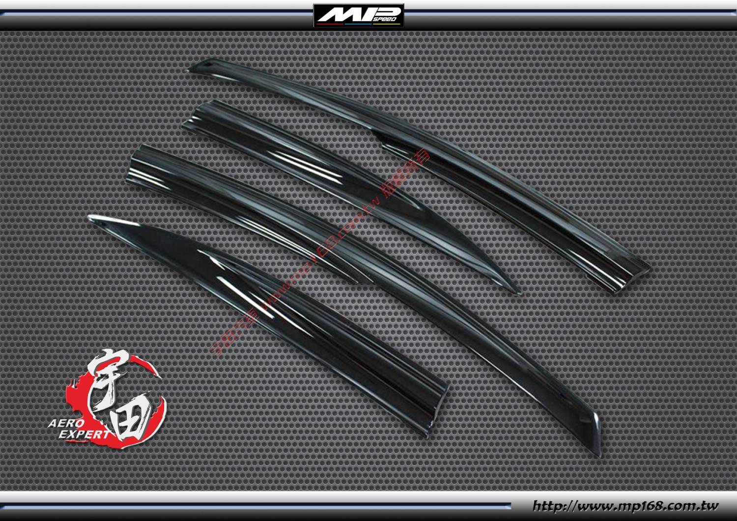 2006-2011 CIVIC 4門 MU晴雨窗(4PCS)