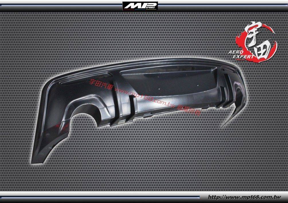 2013-2014 Mazda 3 馬自達 3 4D MP款後飾板-雙出 AC紋路