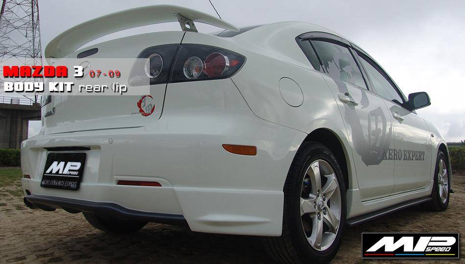 Halogen Tail Light Set For 2007-2009 Mazda 3 Hatchback - Clear Standard Type