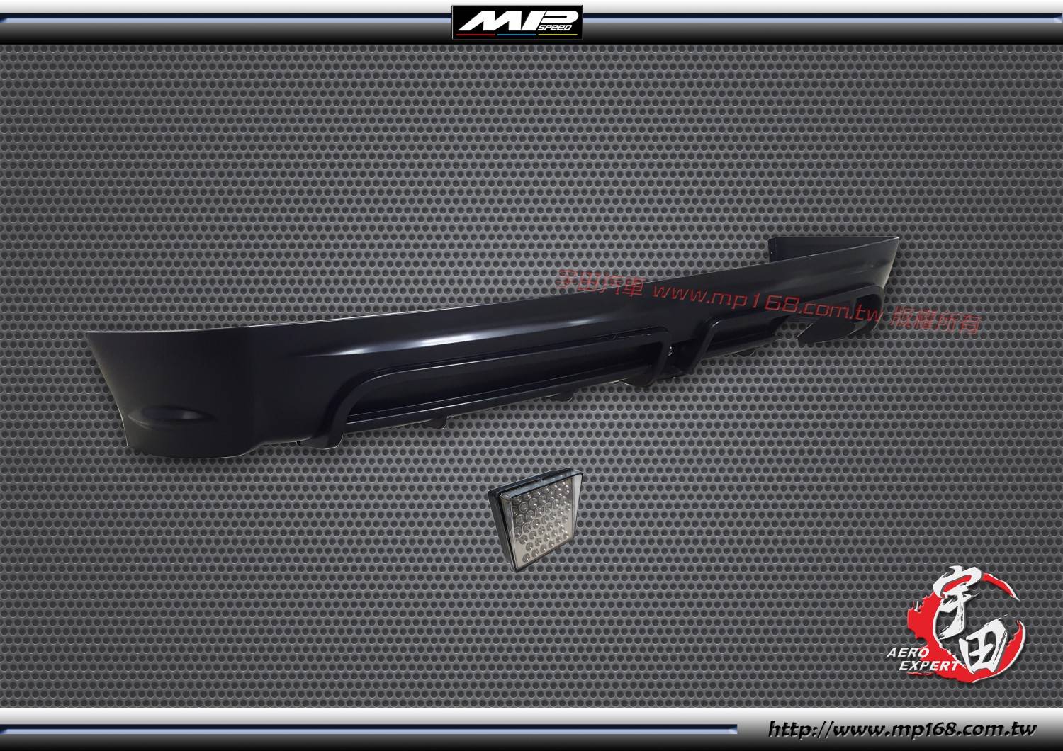 2006-2011 HONDA CIVIC 本田 CIVIC RR款後中包-單管+LED燈