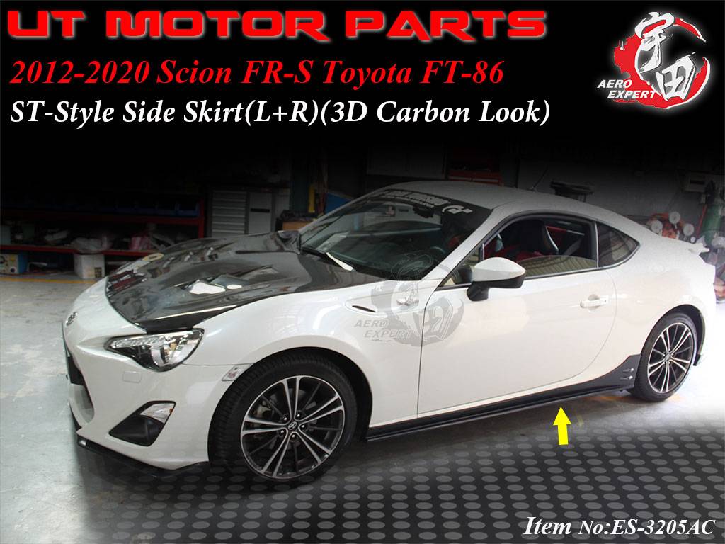 2012-2021 Subaru BRZ ST-Style Side Skirt(L+R)(Textured)