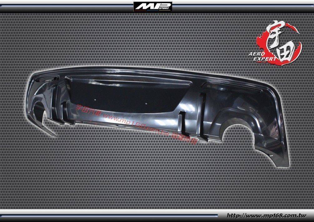 2013-2014 Mazda 3 馬自達 3 4D MP款後飾板-雙出