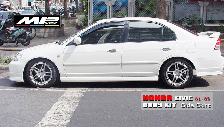 2001-2005 Civic 2/4D JDM Side Skirt (L+R)