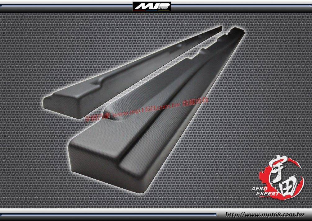 2010-2014 Mazda 3 馬自達 3 4/5D MP款側裙定風翼 AC紋路