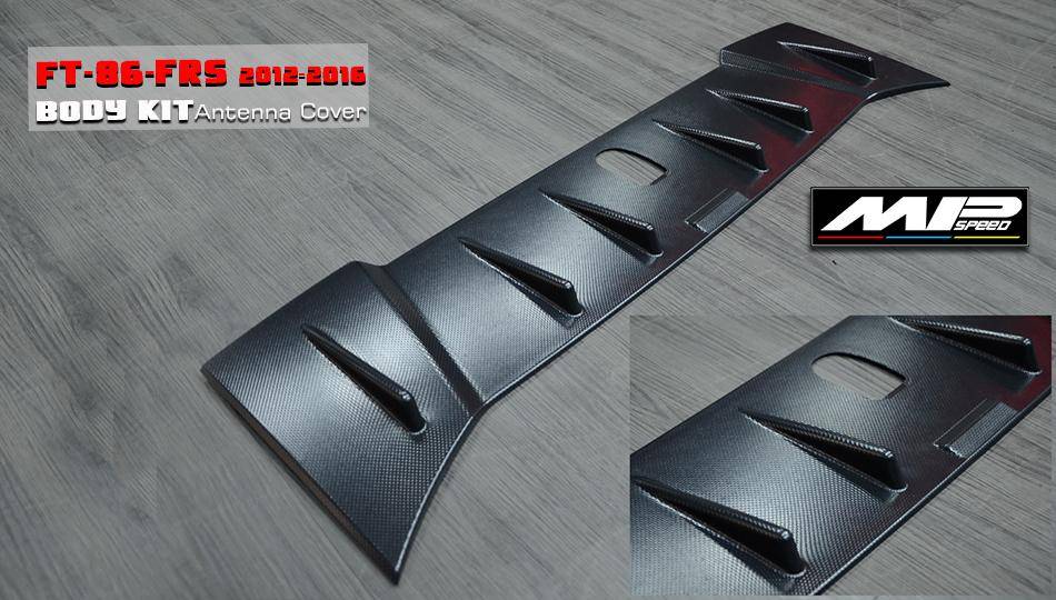 2012-2016 Toyota 86 / Scion FR-S  Antenna Cover Spoiler MP-1 Style (w/Hole) (Textured)