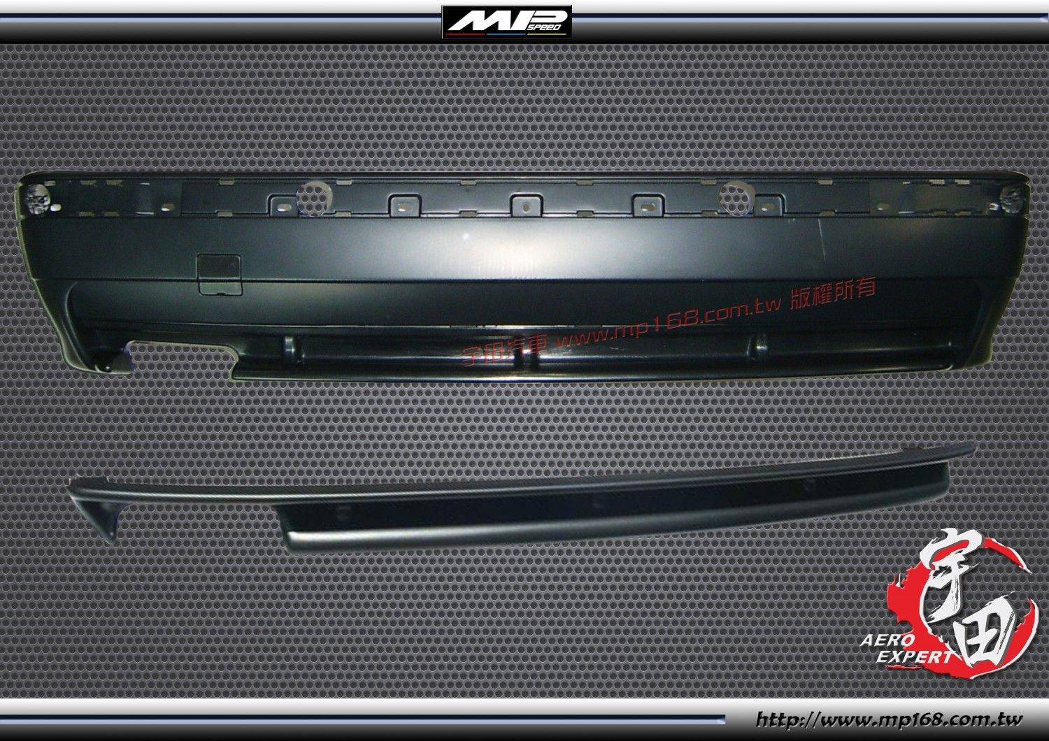 E36 2/4D M3款後保桿 PP